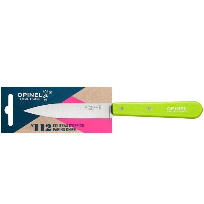 Nóż do jarzyn Opinel No.112 Pop Paring Green 001915