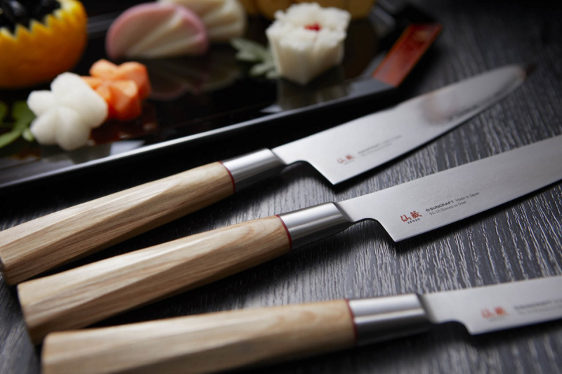 Nóż kuchenny Suncraft SENZO TWISTED OCTAGON Petty 150 mm