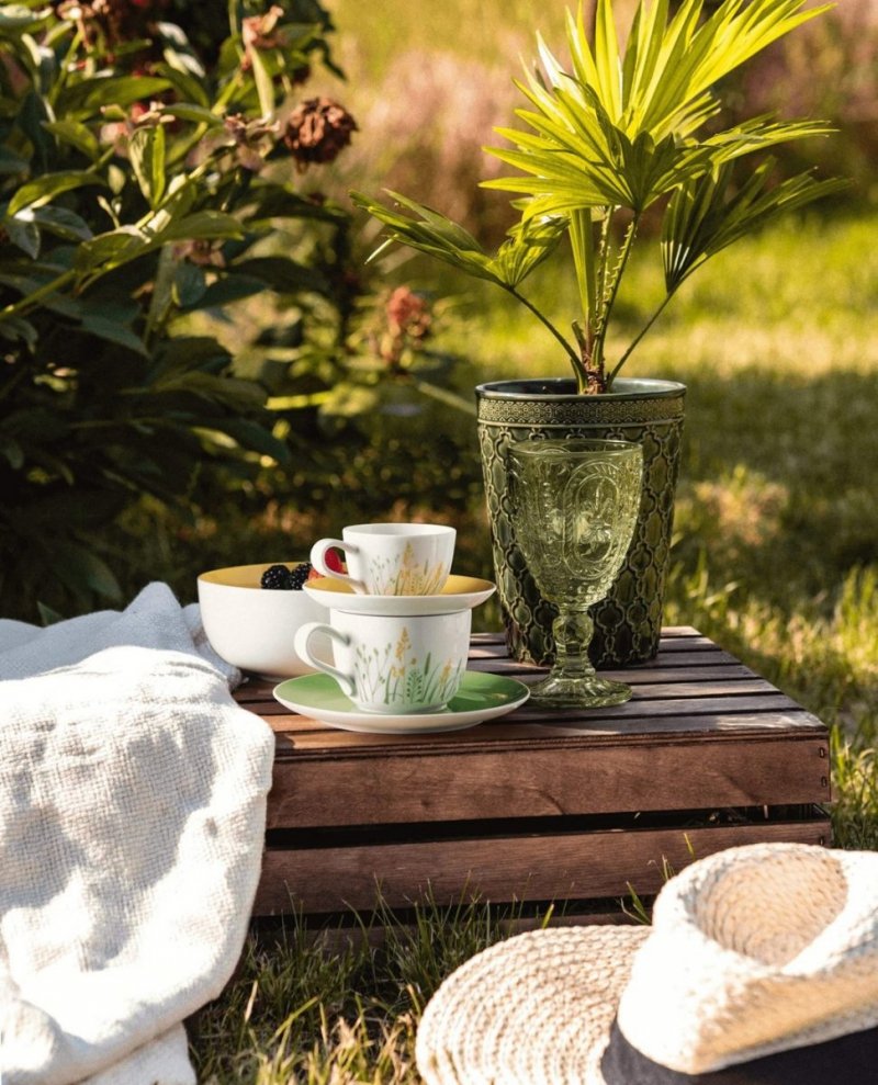 SELTMANN MEADOW GRASSES CURRY Serwis Kawowy Dla 6 Osób Meadow Grasses Curry Seltman Wieden