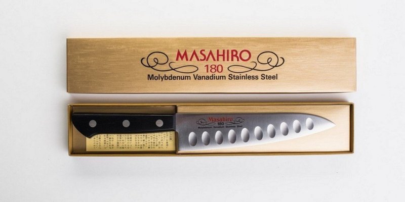 Masahiro BWH Chef Dimple 18,2cm MBS-26 Pakkawood Lekki