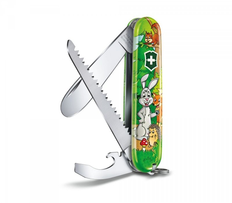 Zestaw dla dzieci scyzoryk My First Victorinox, zwierzęca edycja Królik „Hopsi“ 0.2373.E2