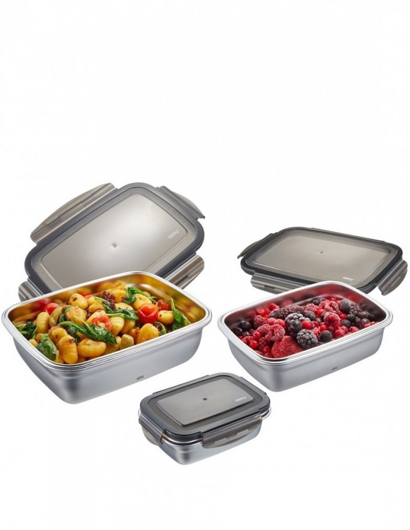 Gefu zestaw 3 pojemników PREPPO