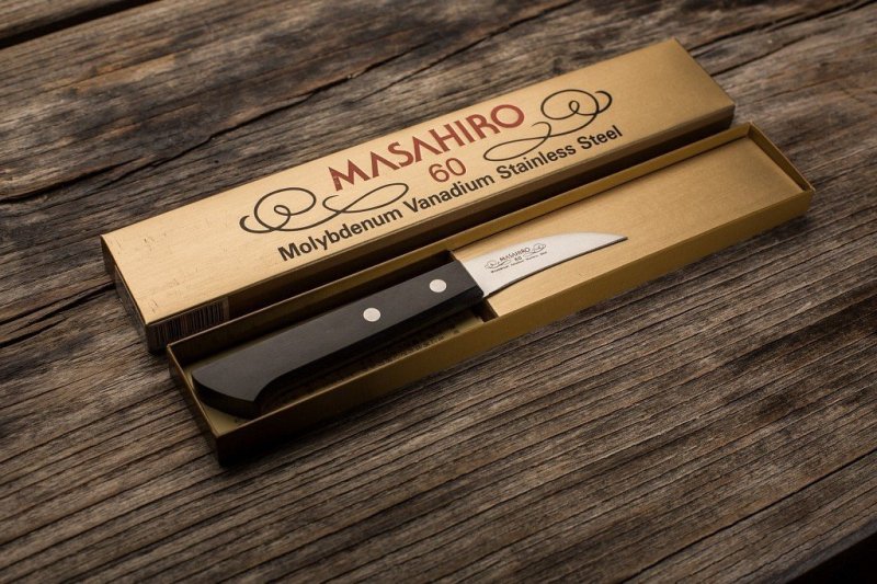 Nóż Masahiro BWH Peeling 6 cm zakrzywiony MBS-26 precyzyjny
