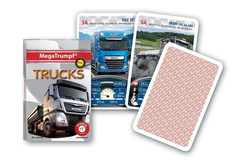 Karty Piatnik Quartet Ciężarówki - Gra Karciana dla 2-4 Graczy