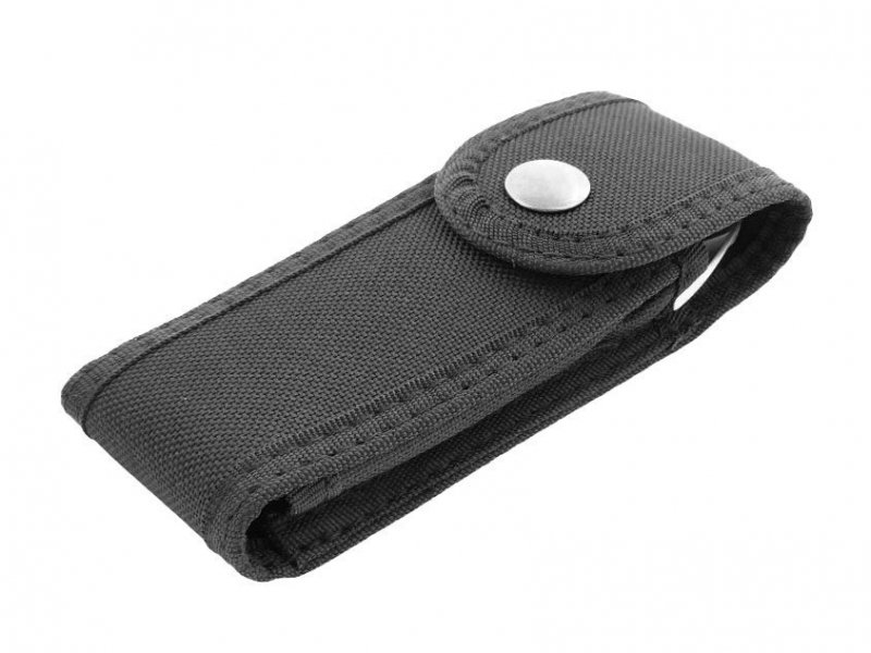 Pokrowiec na nóż Joker JKR38 - Zapięcie na metalowy klips, pasek do montażu, do pieczenia - 13 cm - Czarny