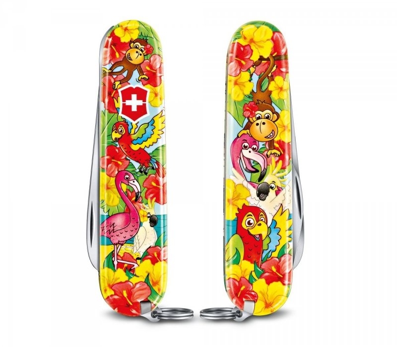 Zestaw dla dzieci scyzoryk My First Victorinox, zwierzęca edycja Papuga „Ari“ 0.2373.E3