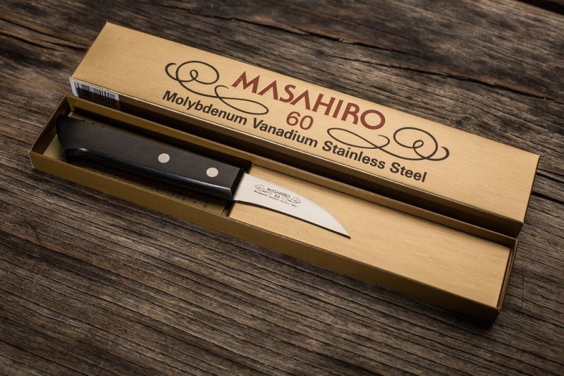 Nóż Masahiro BWH Peeling 6 cm zakrzywiony MBS-26 precyzyjny