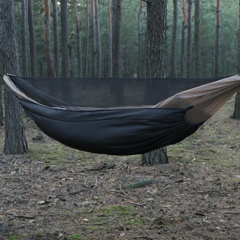 Podpinka Underquilt TigerWood Marra 2.0 Climashield Apex 4.0 230 cm, czarna