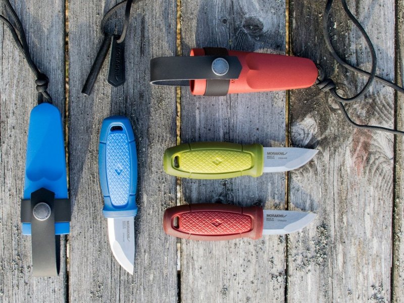 Nóż Morakniv Eldris żółty z zestawem Neck Knife Kit