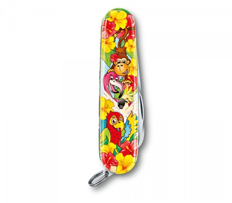 Zestaw dla dzieci scyzoryk My First Victorinox, zwierzęca edycja Papuga „Ari“ 0.2373.E3