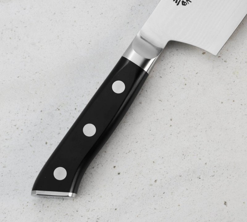 Mcusta Zanmai Classic Damascus VG-10 Pakka Nóż Nakiri 18cm