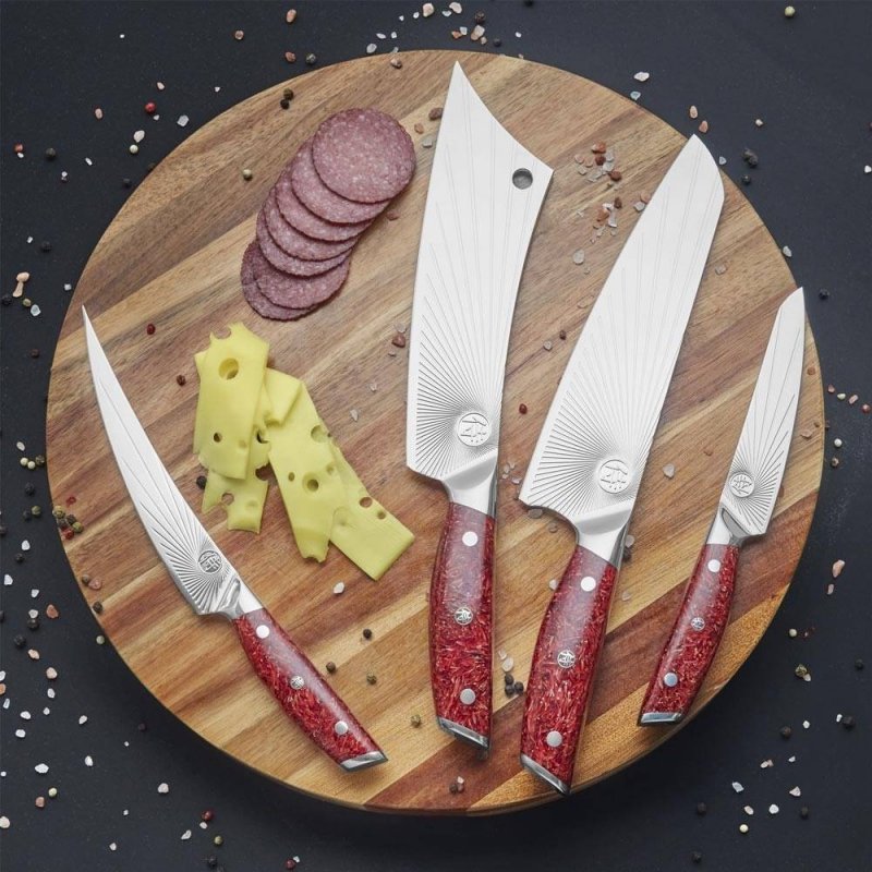 Nóż Dellinger SANDVIK NOTHERN SUN BBQ 210 mm [K-H206] Red