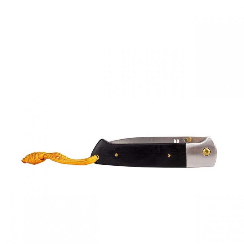 Czarny Nóż Homey's, Outdoor, Abel, stal nierdzewna, drewno pakka