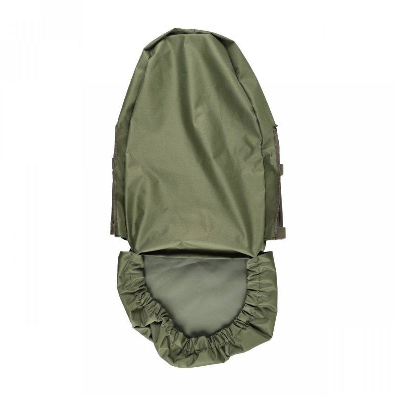 Pokrowiec na fotel samochodowy przód oliv 01, haft tarcza beżowa