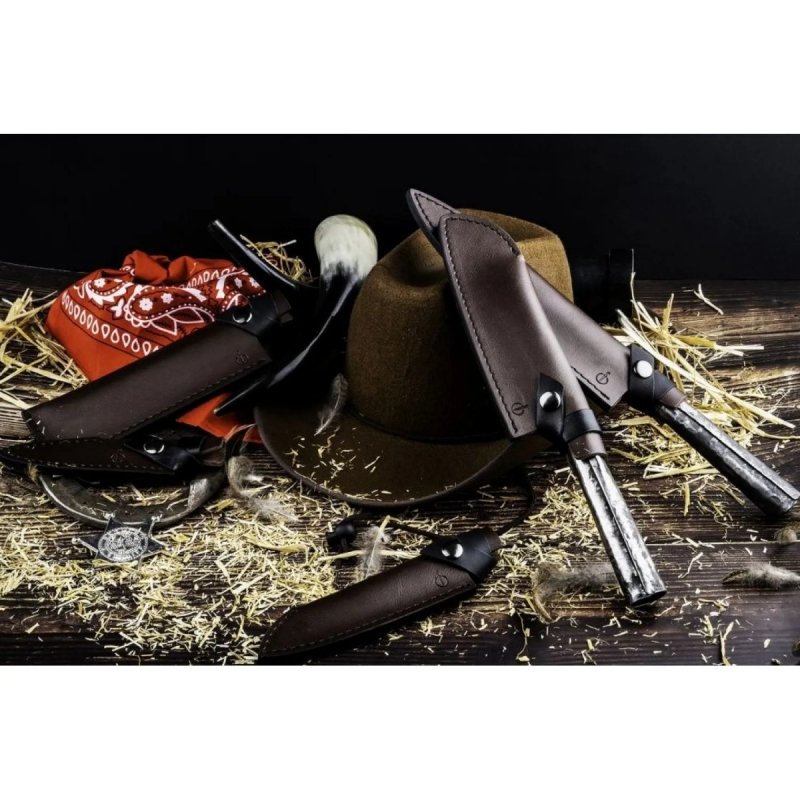 Etui Pokrowiec skórzany na nóż szefa kuchni Forged 22 cm