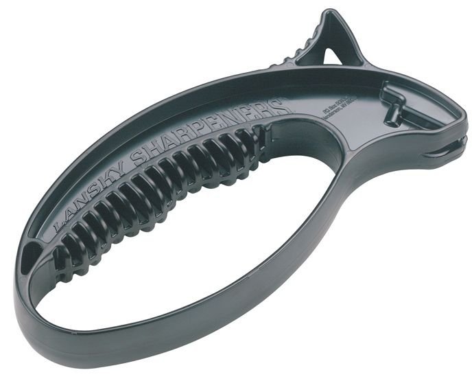 Ostrzałka Lansky Edge LSTCS - Wytrzymała polimerowa, kąt 22,5°, do noży i nożyczek outdoor - Czarna - Lansky
