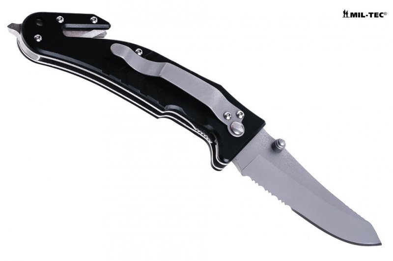 Nóż Ratowniczy Miltec Rescue Składany Scyzoryk