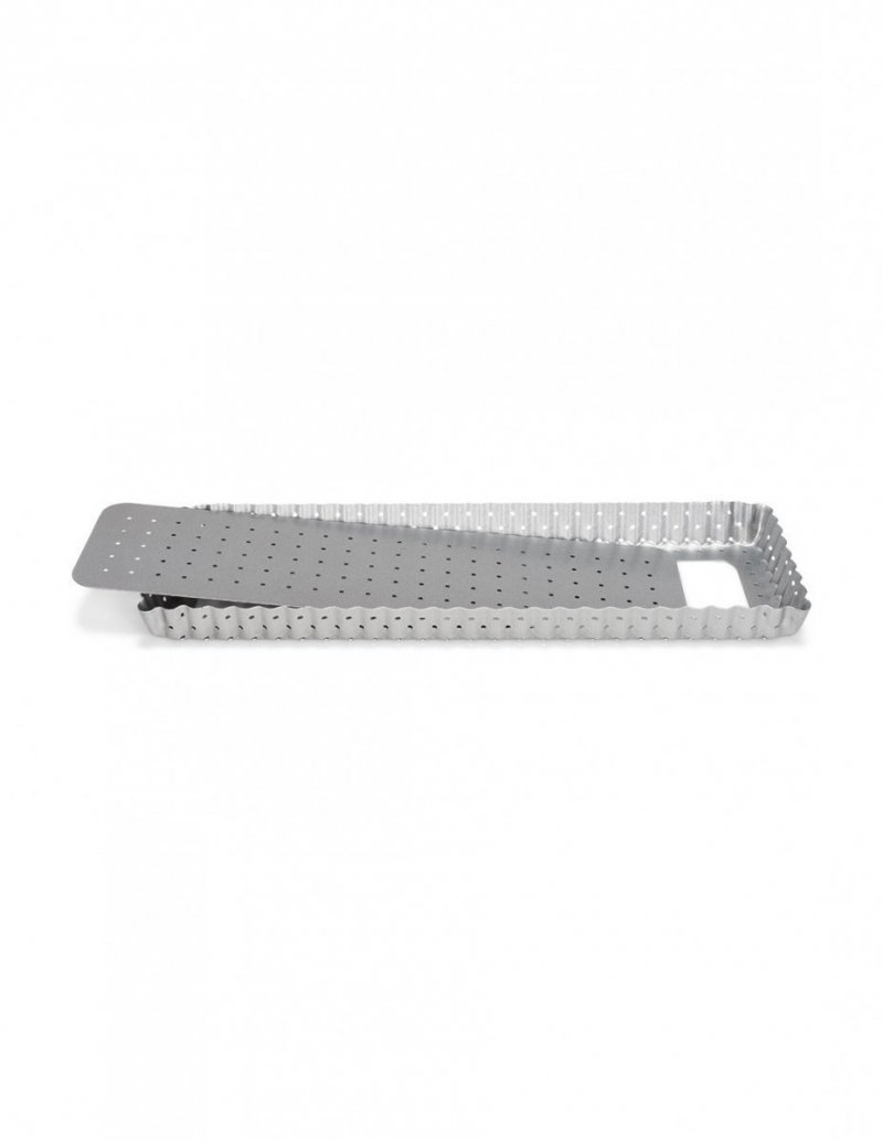 Patisse - Perforowana forma do Quiche z wyjmowanym dnem 35x11cm SILVER-TOP