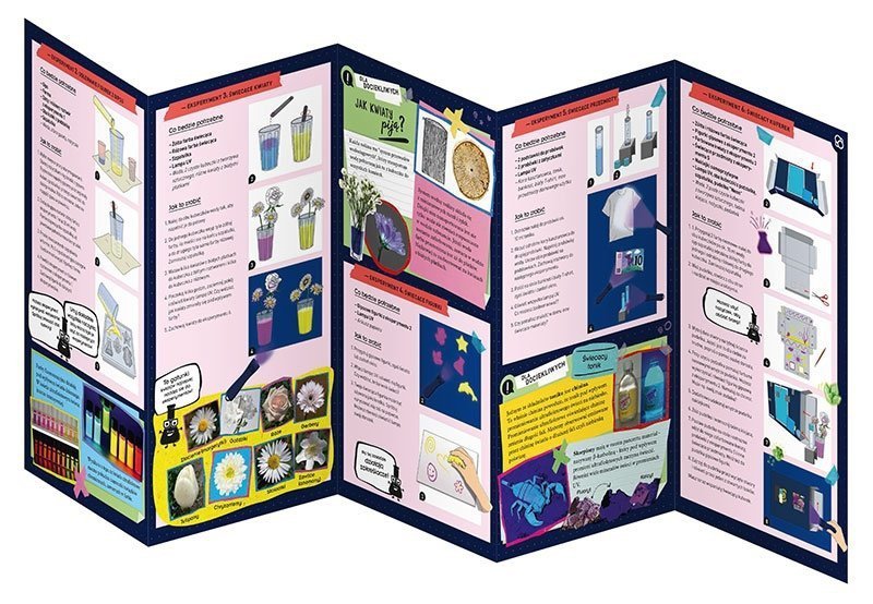 Zestaw Naukowy Fun Science Neon Glow Lights - Eksperymenty UV