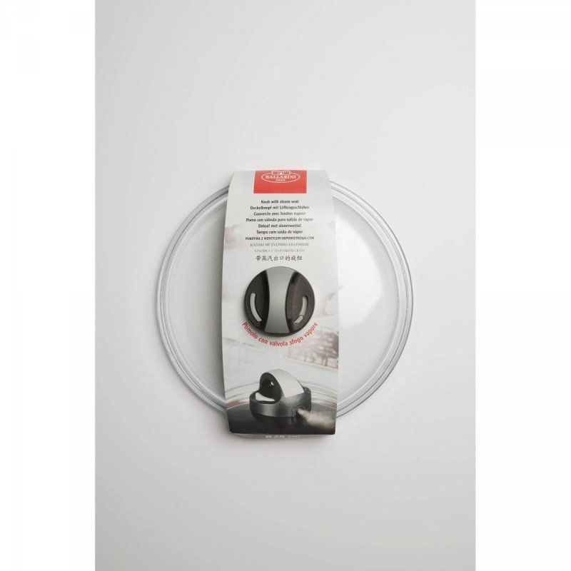 Szklana Pokrywka Z Regulacją Pary 16 Cm Ballarini