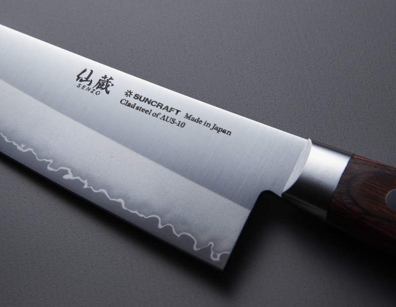 Suncraft Senzo Clad Nóż Santoku 16,7 cm AUS-10