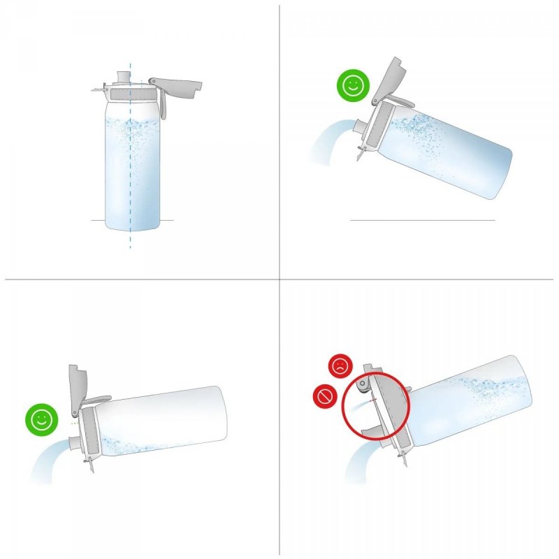 Butelka ION8 BPA Free I8RF500PGBFLY2 Wild Butterflies