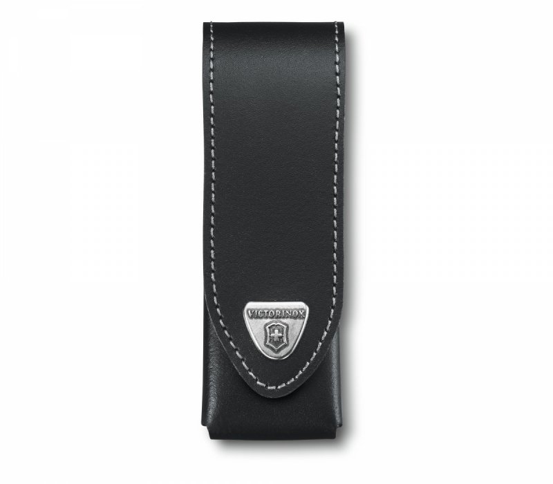 Skórzane etui na noże Victorinox - Wytrzymałe, do noży i narzędzi 3-warstwowych, z klipsem do paska - 111 mm