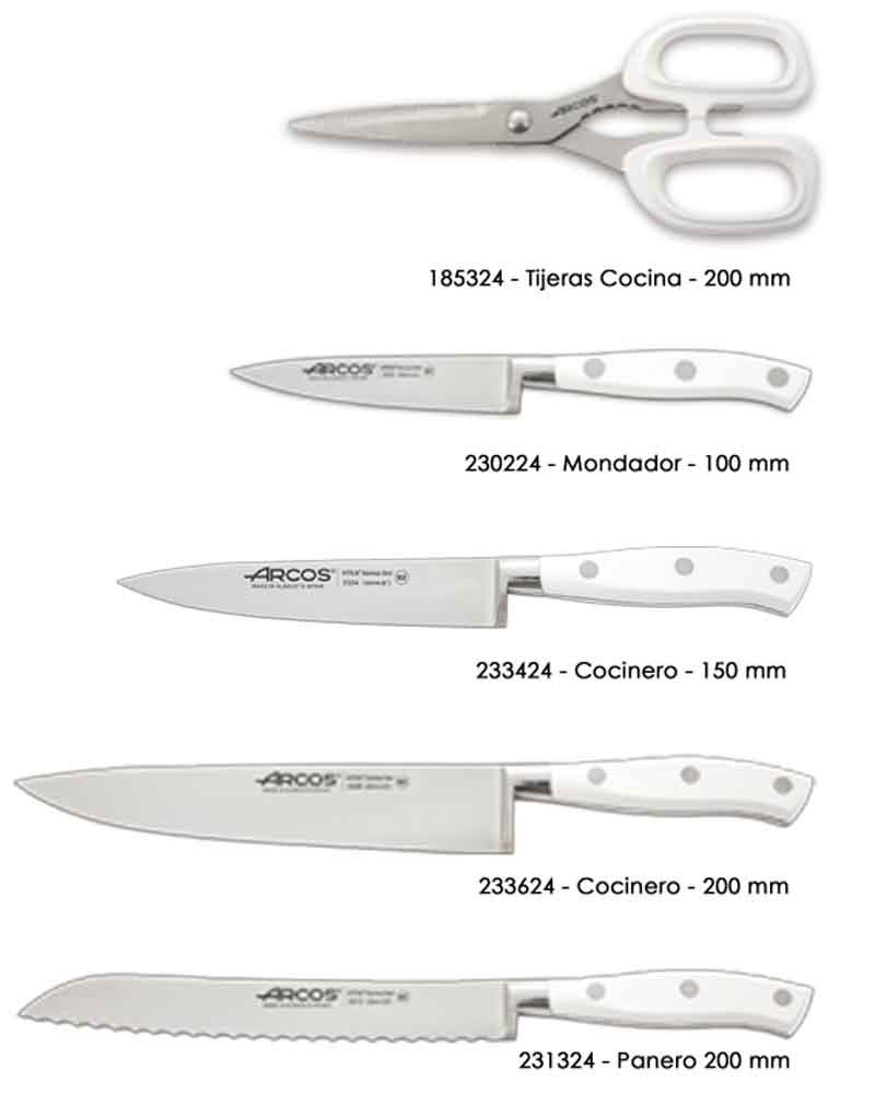 Zestaw 5cz. noży Riviera Blanc