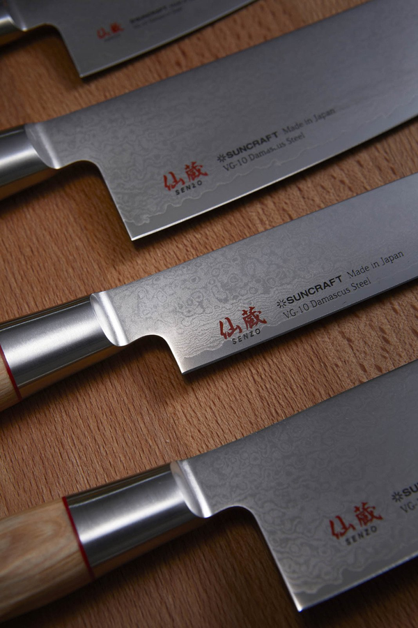 Nóż kuchenny Suncraft SENZO TWISTED OCTAGON Petty 150 mm