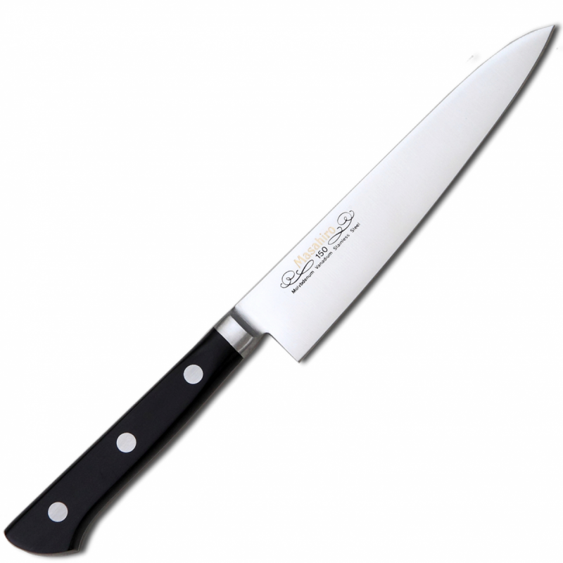 Nóż Masahiro BWH Chef 21 cm black pakkawood MBS-26 lekki