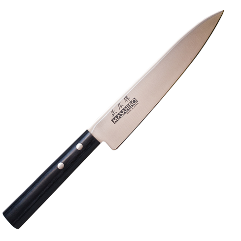 Nóż Masahiro Sankei Utility 150mm czarny [35845]