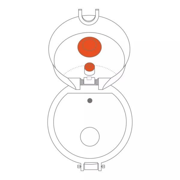 Bidon sportowy ION8 Single Wall I8SS1000DES Desert, 1,2 L