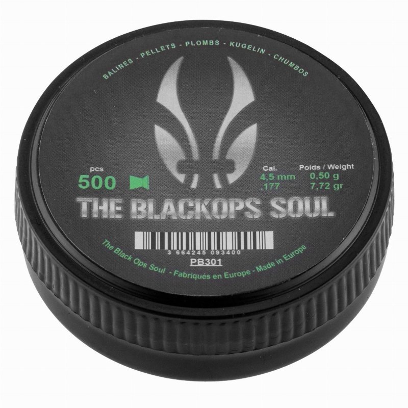 Śrut Black Ops płaski 4,5 mm 500 szt.