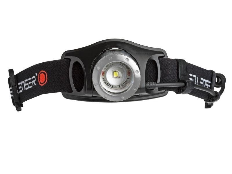 Latarka czołowa Led Lenser H7R.2 - Regulacja ogniskowania, ładowanie USB, światło tylne, do outdooru - 160 m - LedLenser