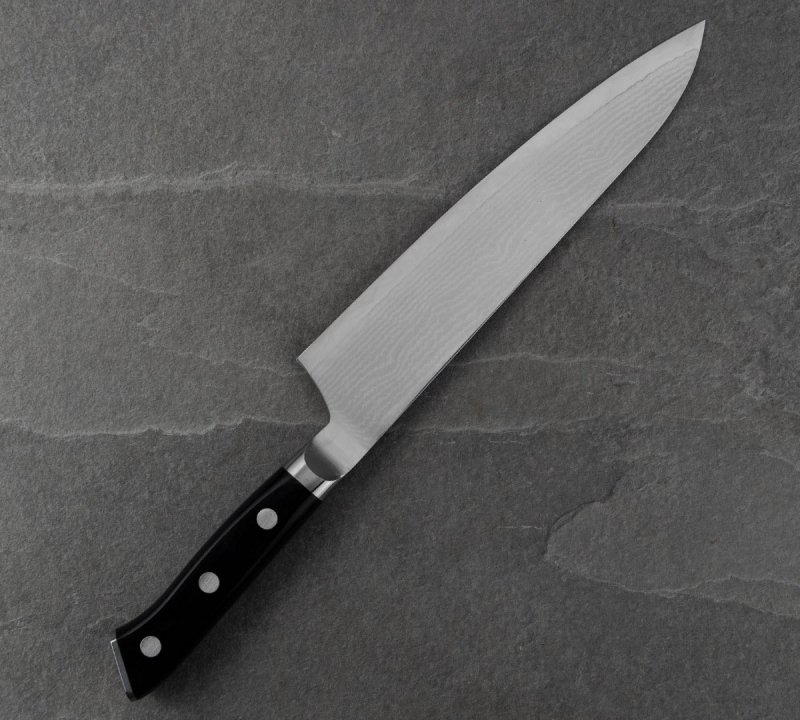 Mcusta Zanmai Classic Damascus Pakka Nóż szefa 21cm