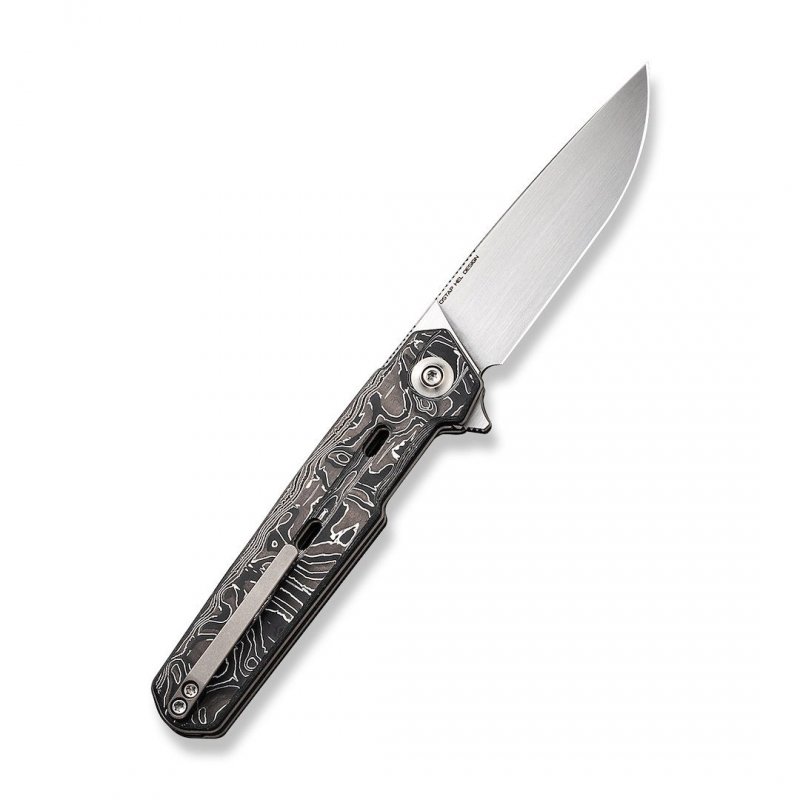 Nóż WE Knife Navo CPM-20CV Aluminum Foil CF