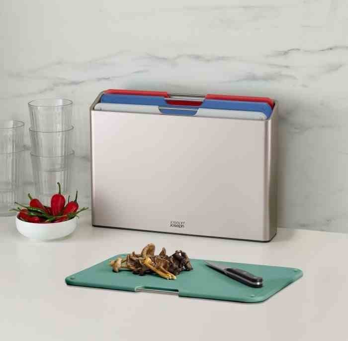 Joseph Joseph Zestaw desek do krojenia L Folio™, srebrny