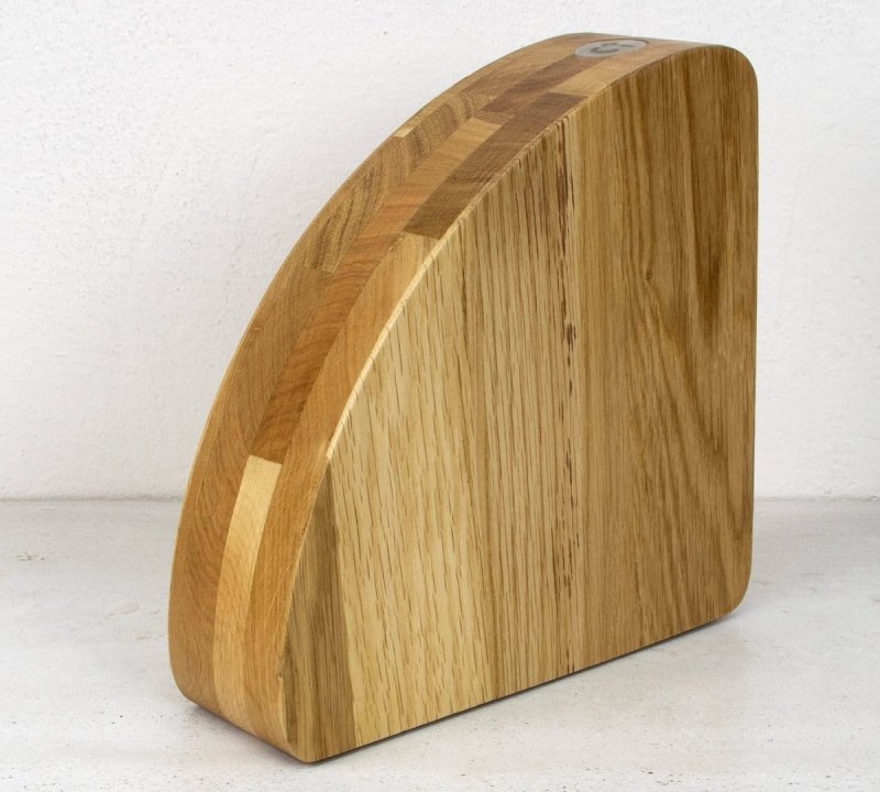 Magnetyczny blok na noże Bisbell 25cm - Dąb
