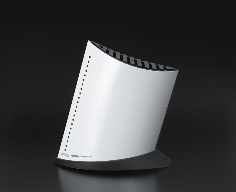 Blok na 9 noży w kształcie żaglowca – biały Global