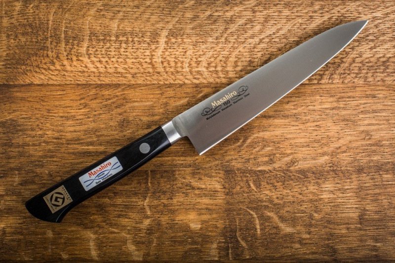 Nóż Masahiro BWH Chef 21 cm black pakkawood MBS-26 lekki