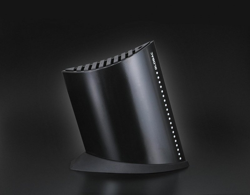 Blok na 9 noży w kształcie żaglowca – czarny Global