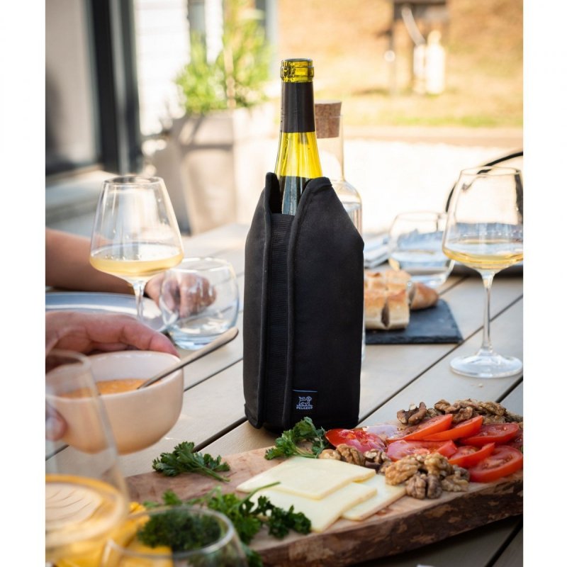 Rękaw chłodzący FRIZZ, czarny, 23cm, do wina