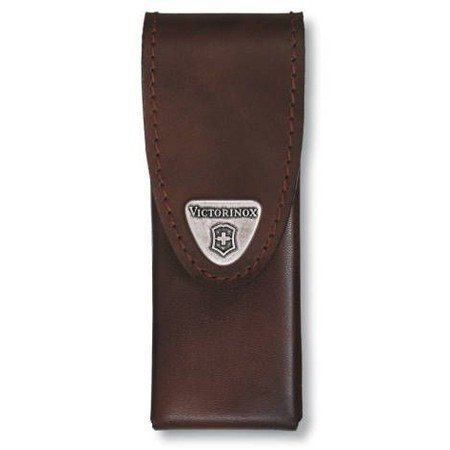 Etui skórzane Victorinox 4.0822.L - Do SwissTool Spirit, zapięcie na rzep, trwała skóra, stylowy design - 7 cm