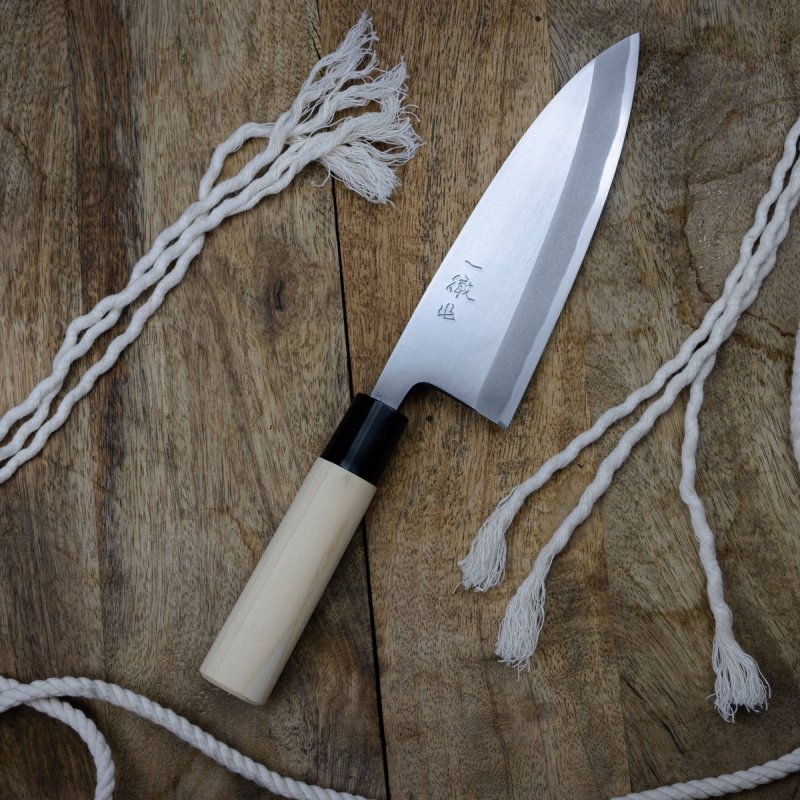 Ittetsu Forge Shirogami#2 Nóż Deba 16,5 cm
