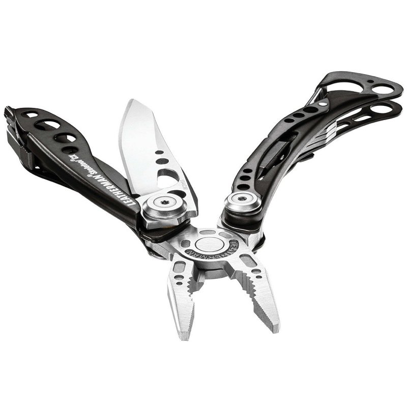 Leatherman Skeletool CX 830923 - Lekki multitool, stal 154CM, otwieracz do kapsli, do survivalu i codziennego użytku - 66 mm ostrze - Leatherman