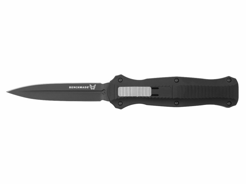 Nóż Benchmade 3300BK Infidel - Automatyczny OTF, ergonomiczna aluminiowa rękojeść, z etui nylonowym - 225 mm - Benchmade
