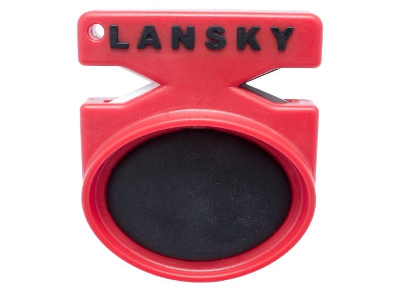 Ostrzałka kieszonkowa Lansky Quick Fix Pocket LCSTC - Kompaktowa, z ceramiką i węglikiem wolframu, do noży outdoor i survivalowych - 60 mm - Lansky