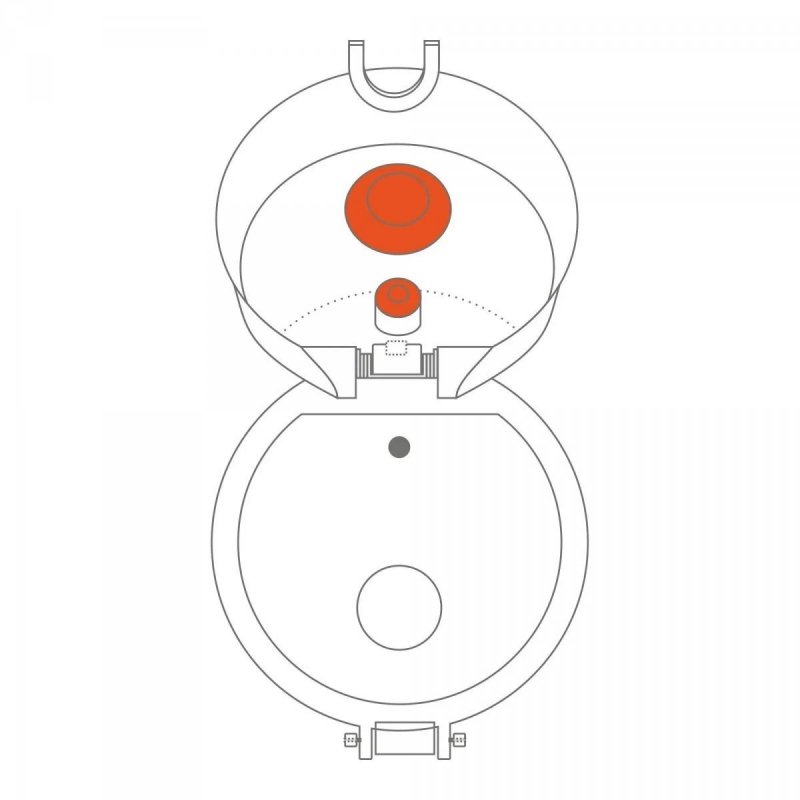 Butelka Ion8 Single Wall Grey, 400ml, tritan, stalowa