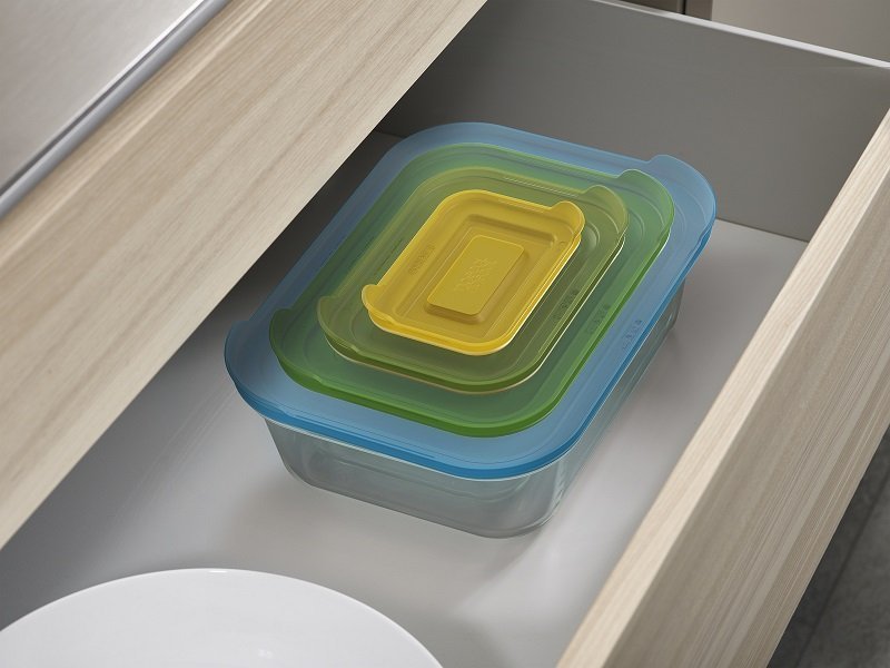 Joseph Joseph Zest. 4szklanych pojemników Nest Glass Storage