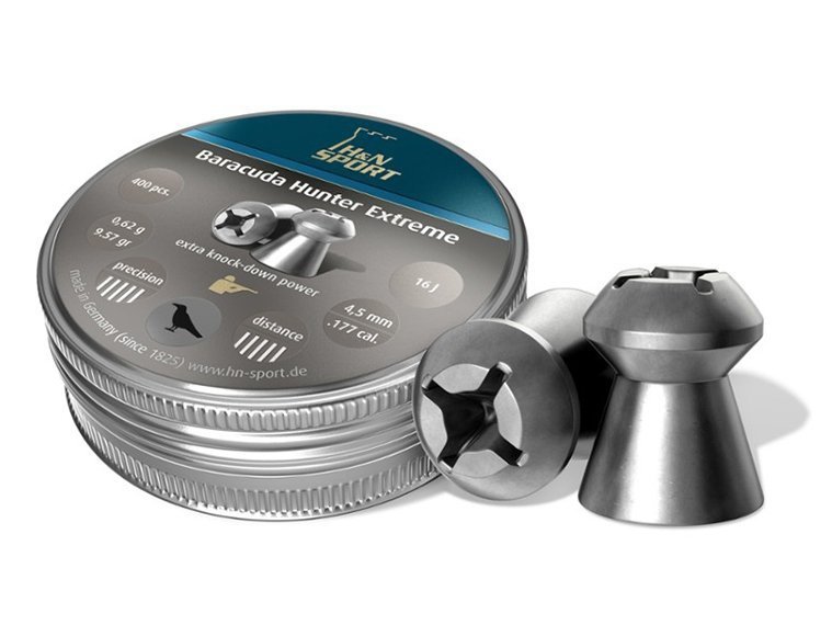 Śrut diabolo H&amp;N Baracuda Hunter Extreme 4,5 mm 400 szt.